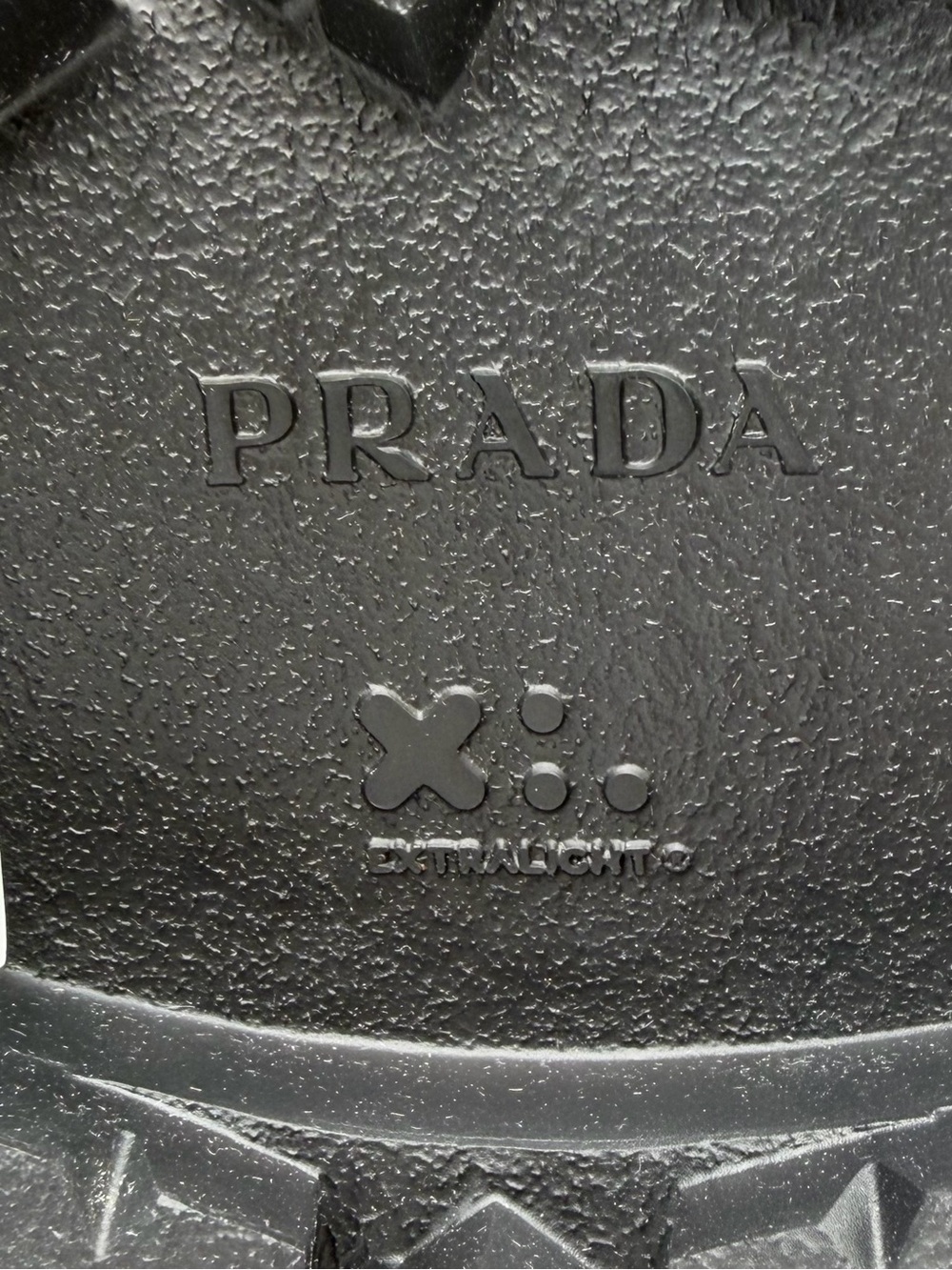 NIB Prada Black Rubber Ultralight Monolith Platform Chunky Strap Sandals EU 41 - Picture 11 of 15